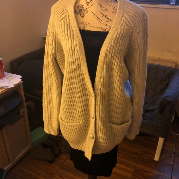 Women’s grey/silver Barney’s cardigan - Picture 3 of 6